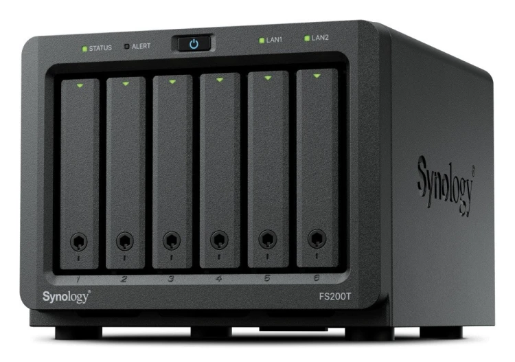 Synology NAS FS200T 6x0HDD 2,0Ghz 4GB 1x2,5GbE USB3.2.1 3Y