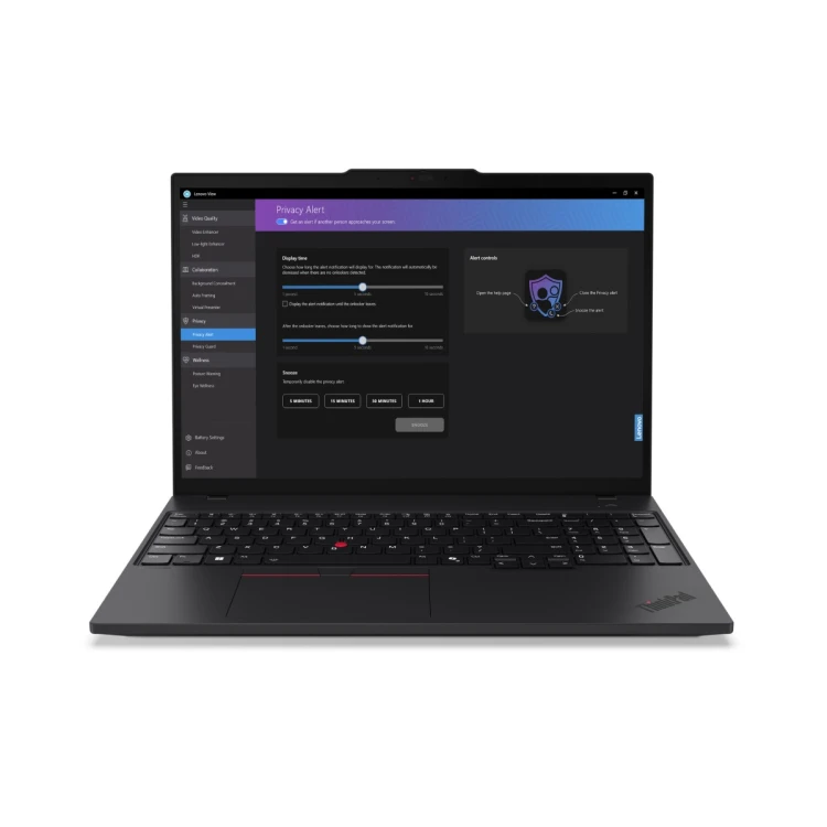 Lenovo ThinkPad T16 Gen 3 Intel Core Ultra 5 135H Laptop 40.6 cm (16") WQUXGA 16 GB DDR5-SDRAM 512 GB SSD Wi-Fi 7 (802.11be) Windows 11 Pro Black Engl