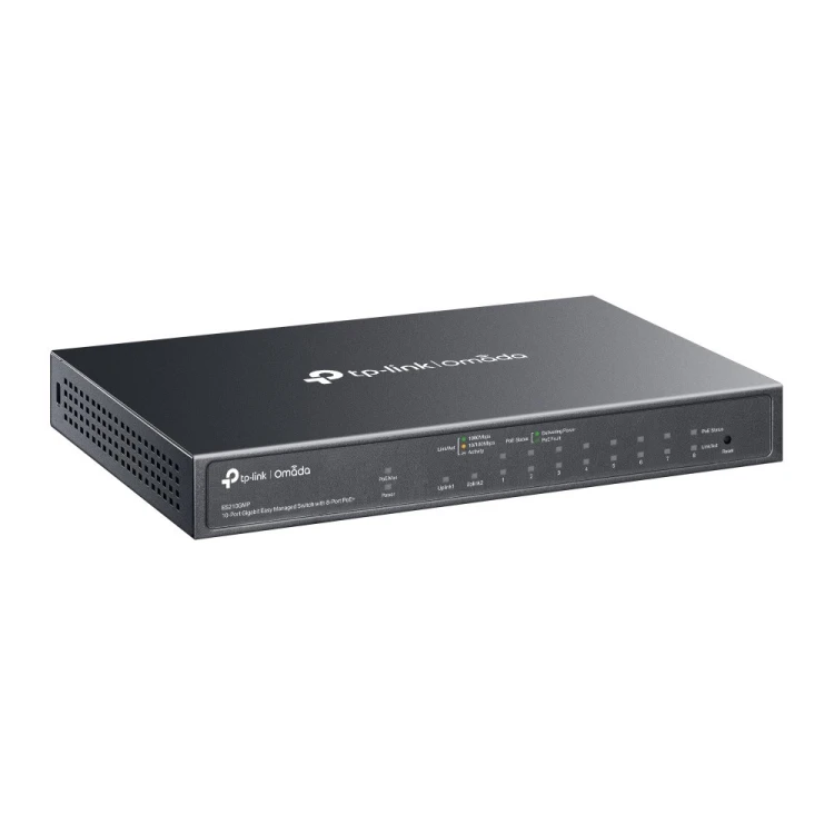 TP-LINK Przełącznik MS110GMP 10-Port Gigabi Desktop Sw 8-Port PoE+