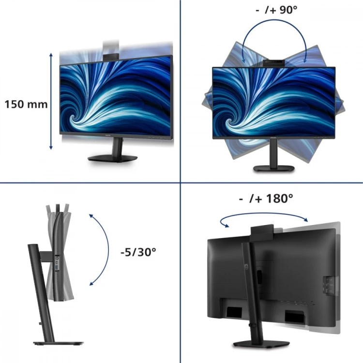 Philips Monitor 27 cali 27B2N3500JH IPS 120Hz HDMIx2 DP USB