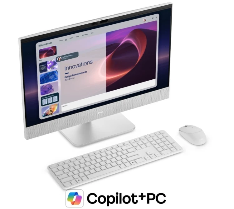 Dell Komputer Dell 24 All-in-One EC24260 W11Pro U5-322/16GB/512GB SSD/23.8 FHD/Int/FHD Cam/Mic/WLAN+BT/Kb/Mouse/3Y Dell Care Plus