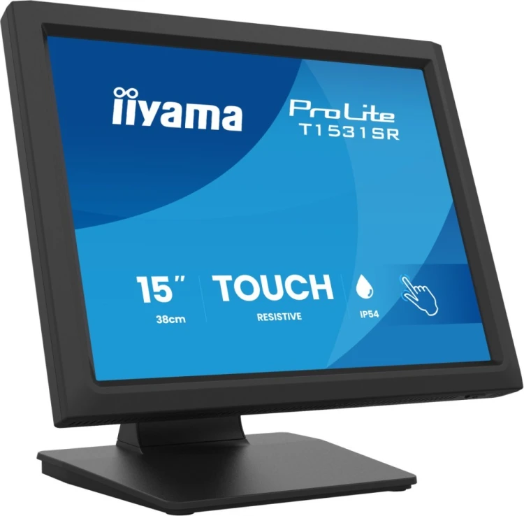 IIYAMA Monitor ProLite 15 cali T1531SR-B2S VA,RESISTIVE,HDMI,DP,VGA, 75Hz