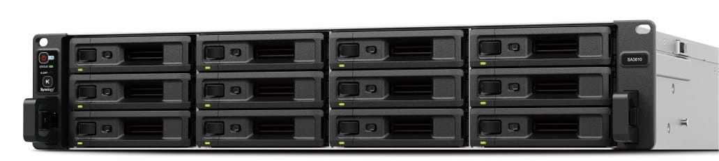 Synology Serwer NAS SA3610 Xeon D-1567 16GB 12x0HDD 4x1GbE 2x10GbE 2U 1x550W 5Y
