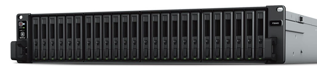 Synology Serwer NAS FS6400 24x0HDD 2x4110 32GB 2x1GbE 2x10GbE 2xUSB3.0 5Y