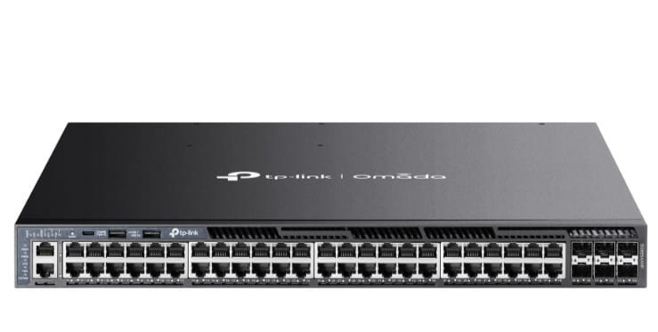 TP-LINK Przełącznik Omada 48-Port Gb Stackable Lite L3 Managed with 4 PORT: 24× Gigabit RJ45 Ports, 4× 10G SFP+ Slots, RJ45/USB Type C Console Port