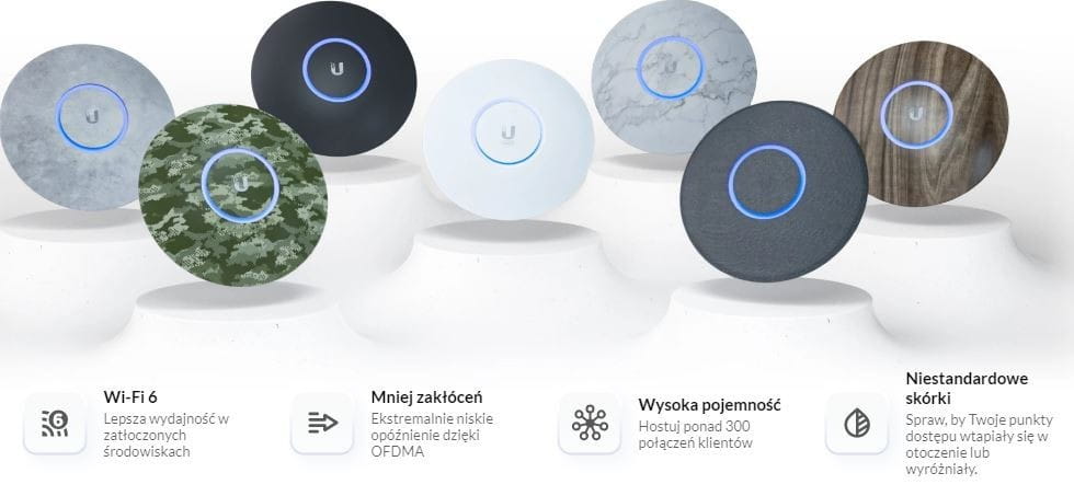 UBIQUITI Punkt dostępowy UBIQUITI UniFi WiFi6 AP 2x2 MU-MIMO      U6-Lite