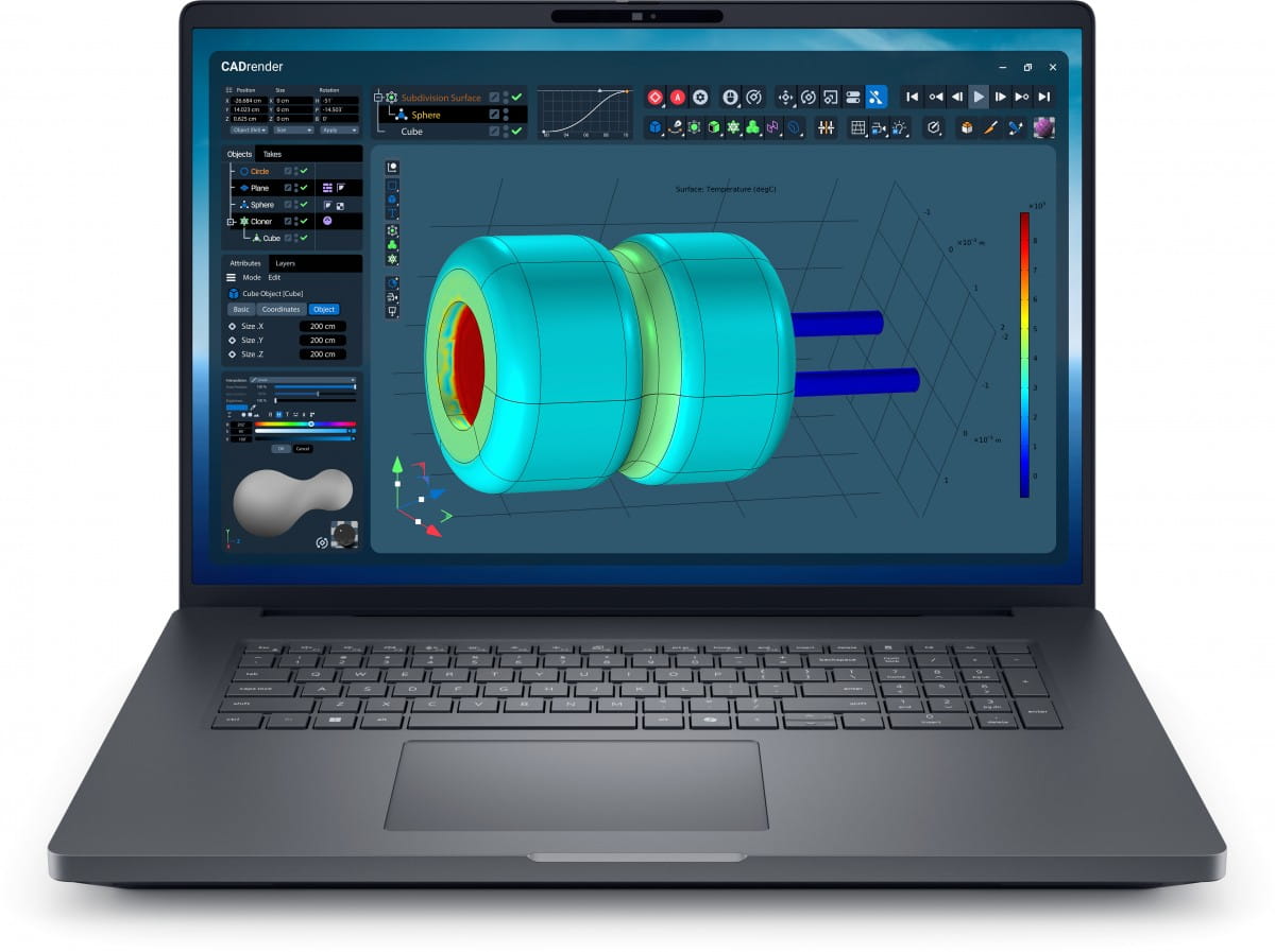 Dell Pro Max Plus MB18250/U7-265HX/32GB/1TB/RTX PRO 3000 12GB GDDR7/FgrPr & SmtCd/Cam/18.0" QHD+/Backlit Kb/6 Cell/W11Pro/3YPS