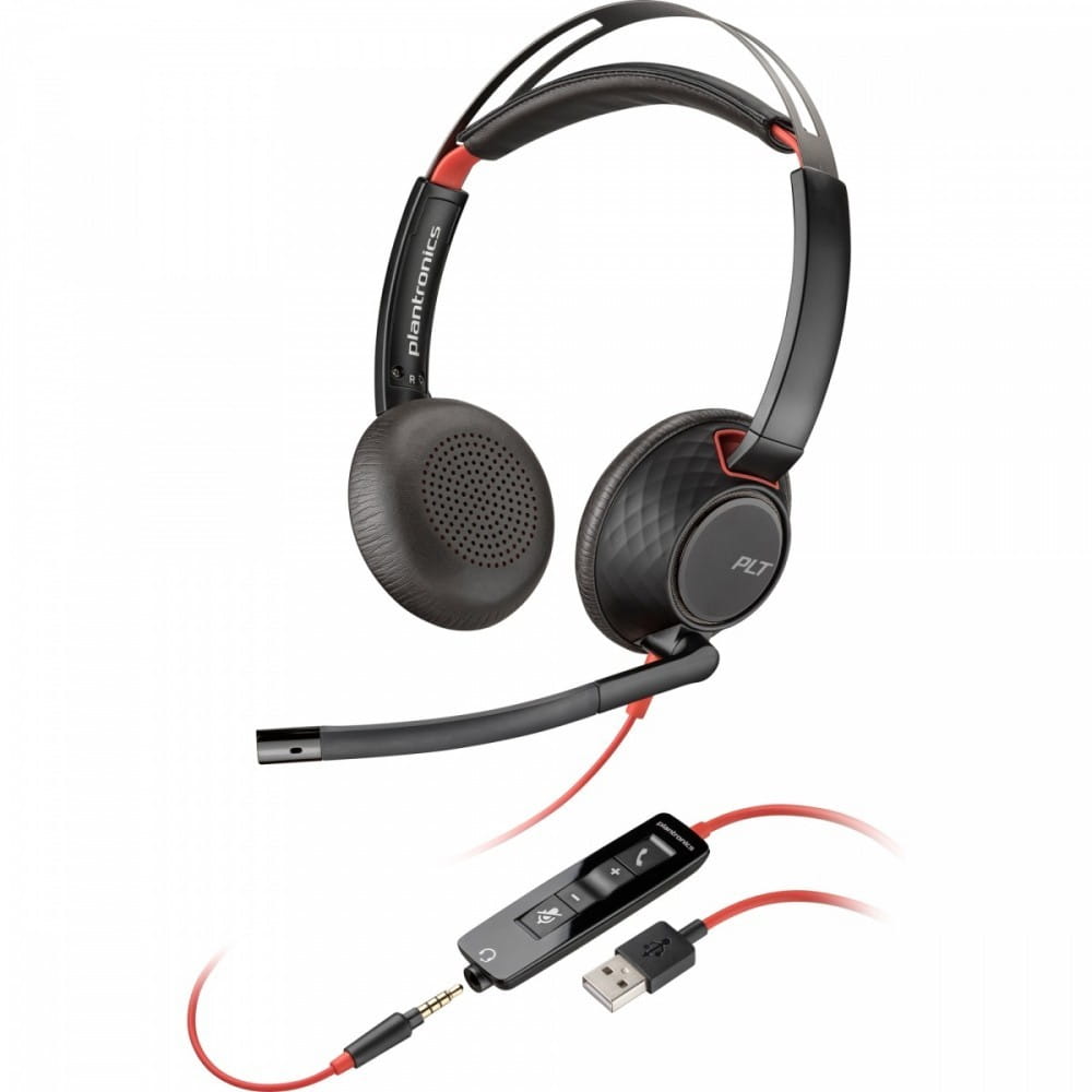 POLY Zestaw słuchawkowy Blackwire 5220 Stereo USB-A (Bulk) 80R97A6