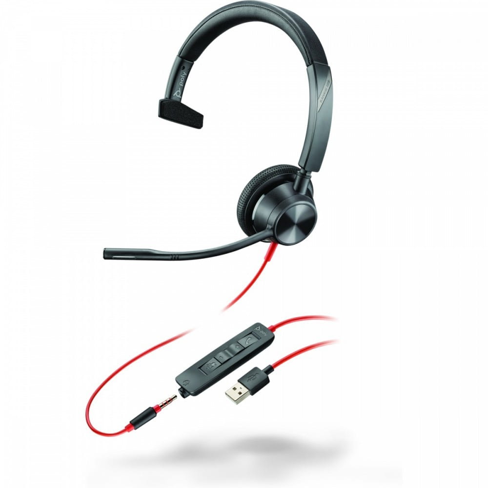 POLY Zestaw słuchawkowy Blackwire 3315 USB-A 76J12AA