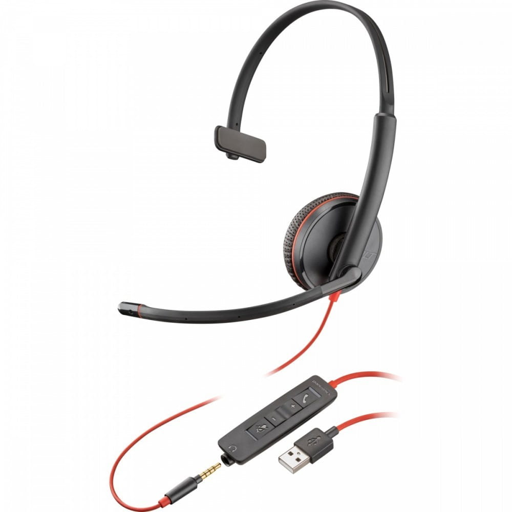 POLY Zestaw słuchawkowy Blackwire 3215 Mono USB-A  80S06AA