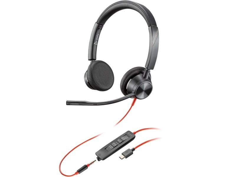 POLY Słuchawki Blackwire 3325 ST USB-C/A adapter  8X221AA
