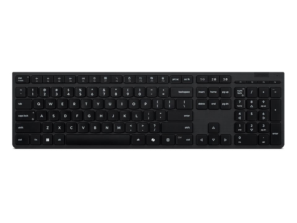 Lenovo Klawiatura Professional Wireless Rechargeable Keyboard-US Euro 4Y41R64540