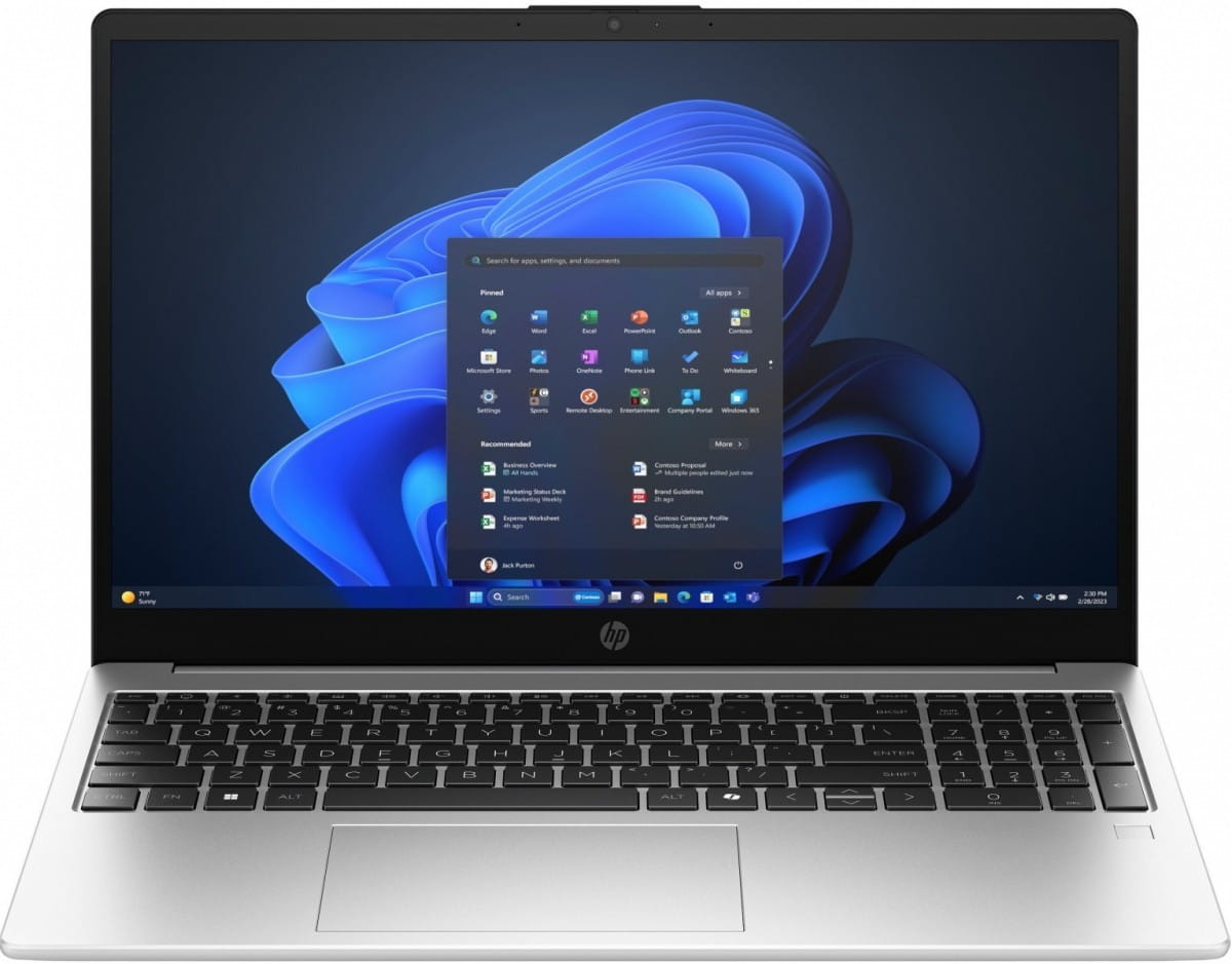 HP Inc. Notebook 250R G10 5-120U 512GB/16GB/W11P/15,6 cali D4TJ1ET