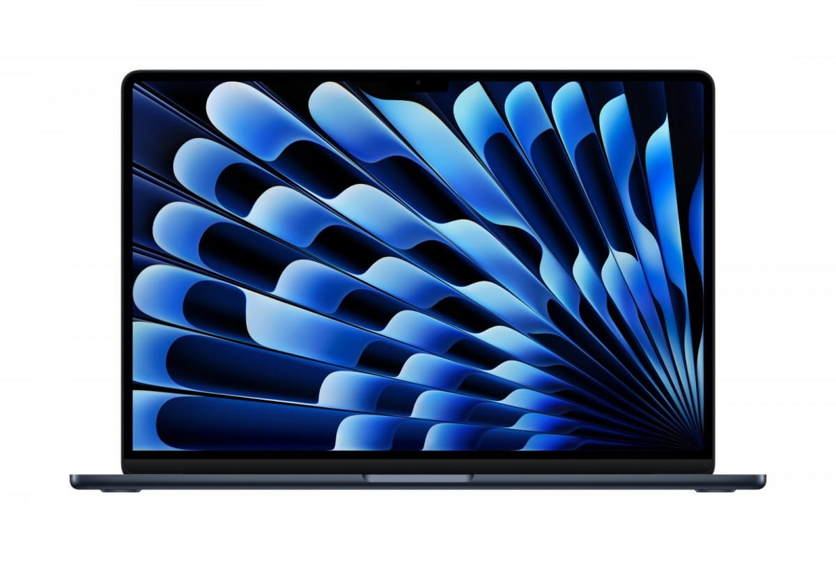 Apple MacBook Air 15.3 cala: M5 10/10, 24GB, 1TB SSD, bez zasilacza - Północ