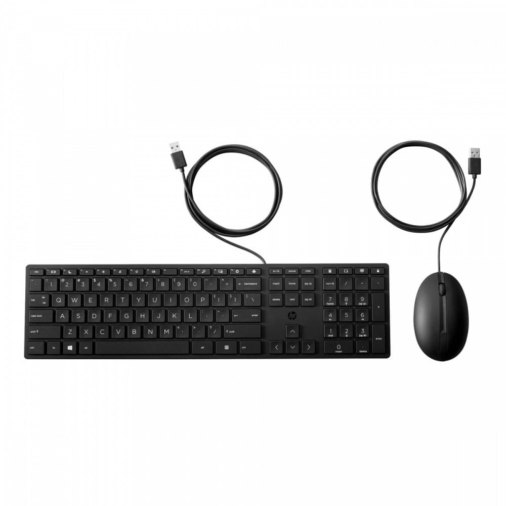 HP Inc. Zestaw mysz i klawiatura przewodowy Desktop 320MK 9SR36UT#ABB