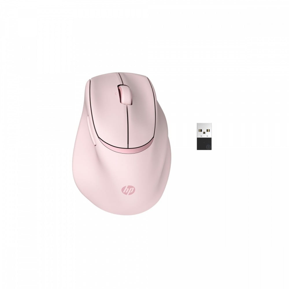 HP Inc. Mysz ergonomiczna Tilt 720M różowa - BH7N4AA#ABB