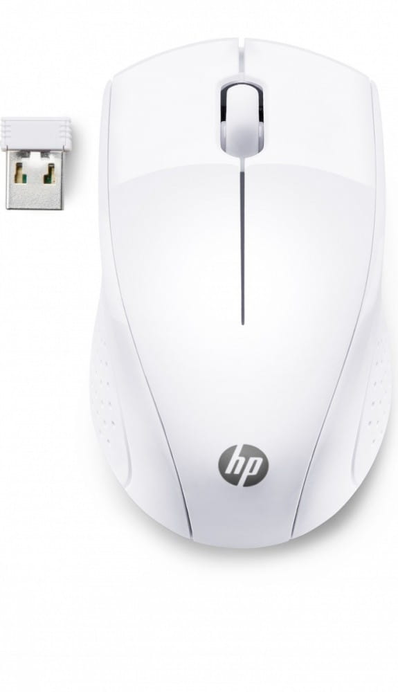HP Inc. Mysz Classic 220 śnieżnobiała bezprzewodowa - 7KX12AA#ABB