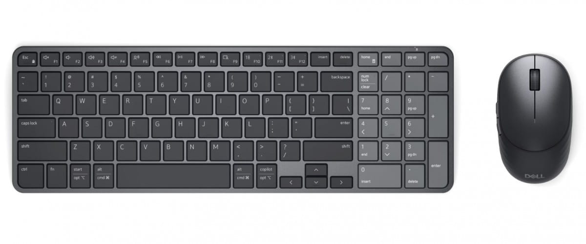 Dell Zestaw kompaktowa klawiatura i mysz Dell Pro 7 z akumulatorem - KM746