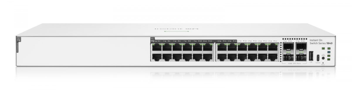 Hewlett Packard Enterprise Przełącznik Networking Instant On 24G 4F 195W 1840           S5E29A
