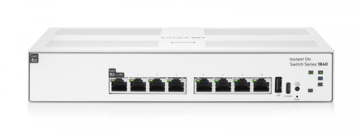 Hewlett Packard Enterprise Przełącznik Networking Instant On 8G PD 1840 S5E25A