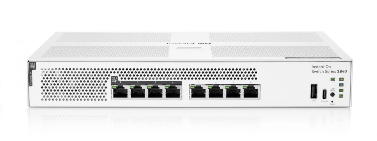 Hewlett Packard Enterprise Przełącznik Networking Instant On 8G 65W 1840 S5E26A
