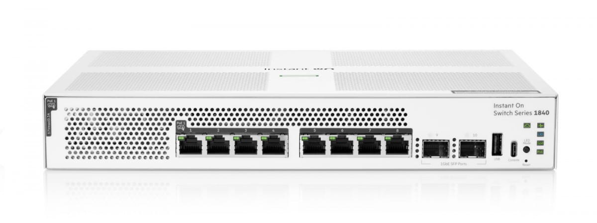 Hewlett Packard Enterprise Przełącznik Networking Instant On 8G 2F 124W 1840 S5E27A