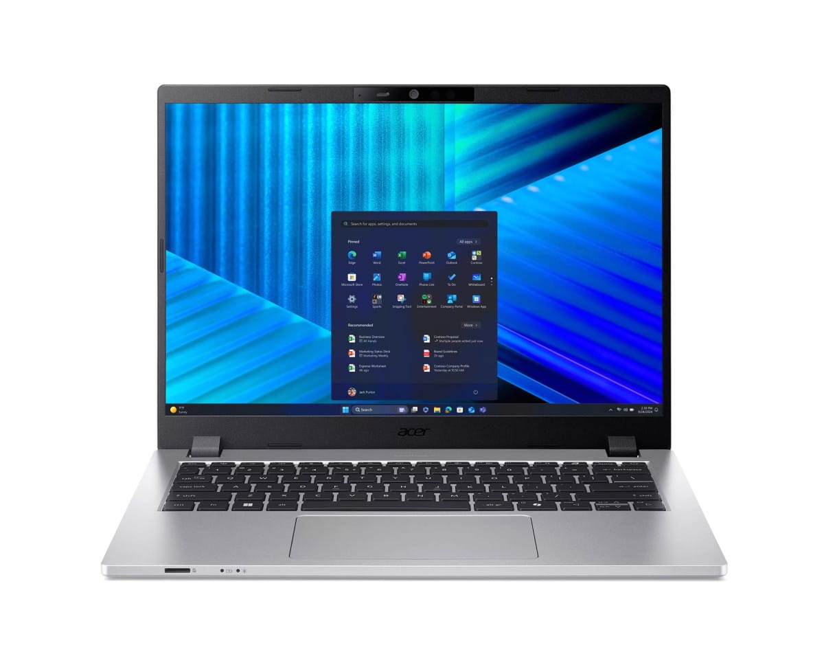 TMP214-76-G2-TCO 14" FHD IPS LCD (300nit)  | Intel® Core™ 5 processor 125H | 16GB DDR5 Memory + N   | 512GB PCIe NVMe SSD | Adapter: 65