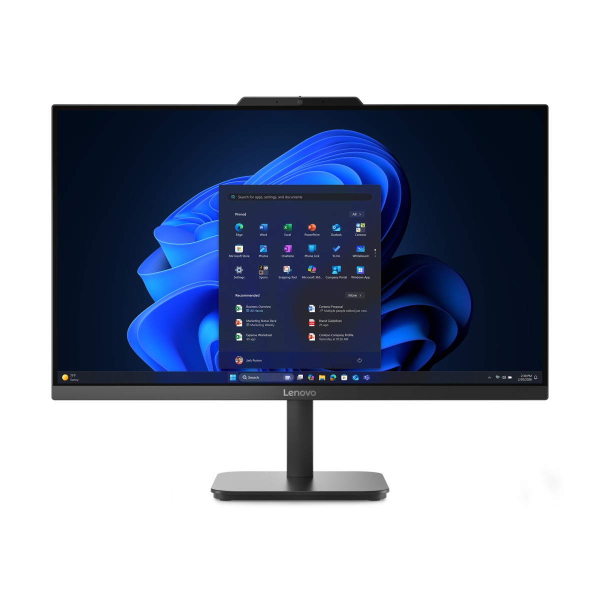 ThinkCentre V105 24 AIO 24" FHD Ryzen 5 40 16GB 512GB WiFi BT W11P 3Y Onsite
